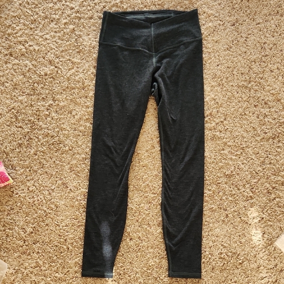 Fabletics Pants - Fabletics dark Heather Green Leggings Sz s